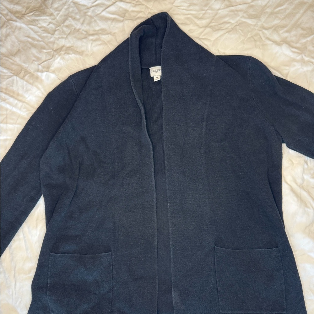 J. Crew Black Chelsea Sweater Blazer/Cardigan